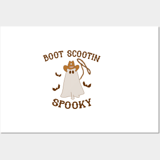 Halloween Cowboy Boot Scootin Spooky Posters and Art